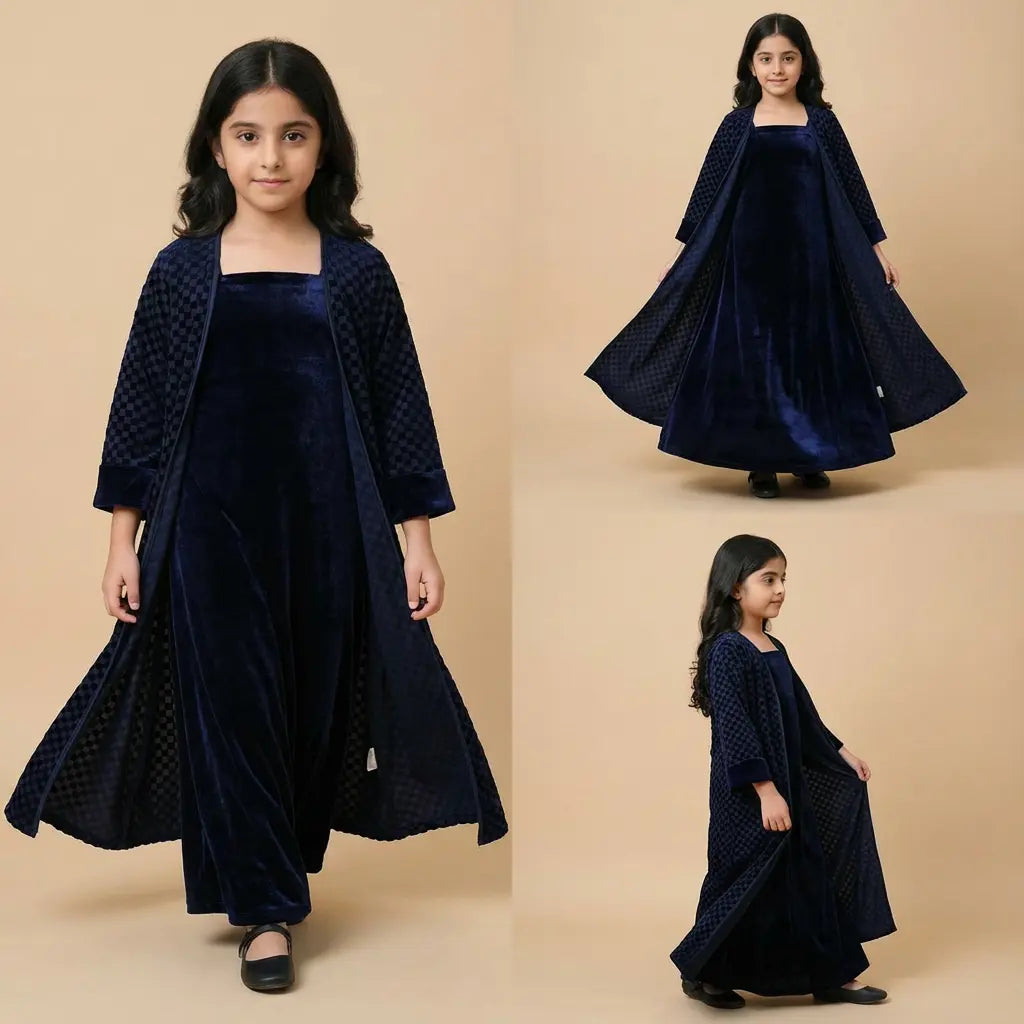 Samaa Navy Velvet Set LAYALEE