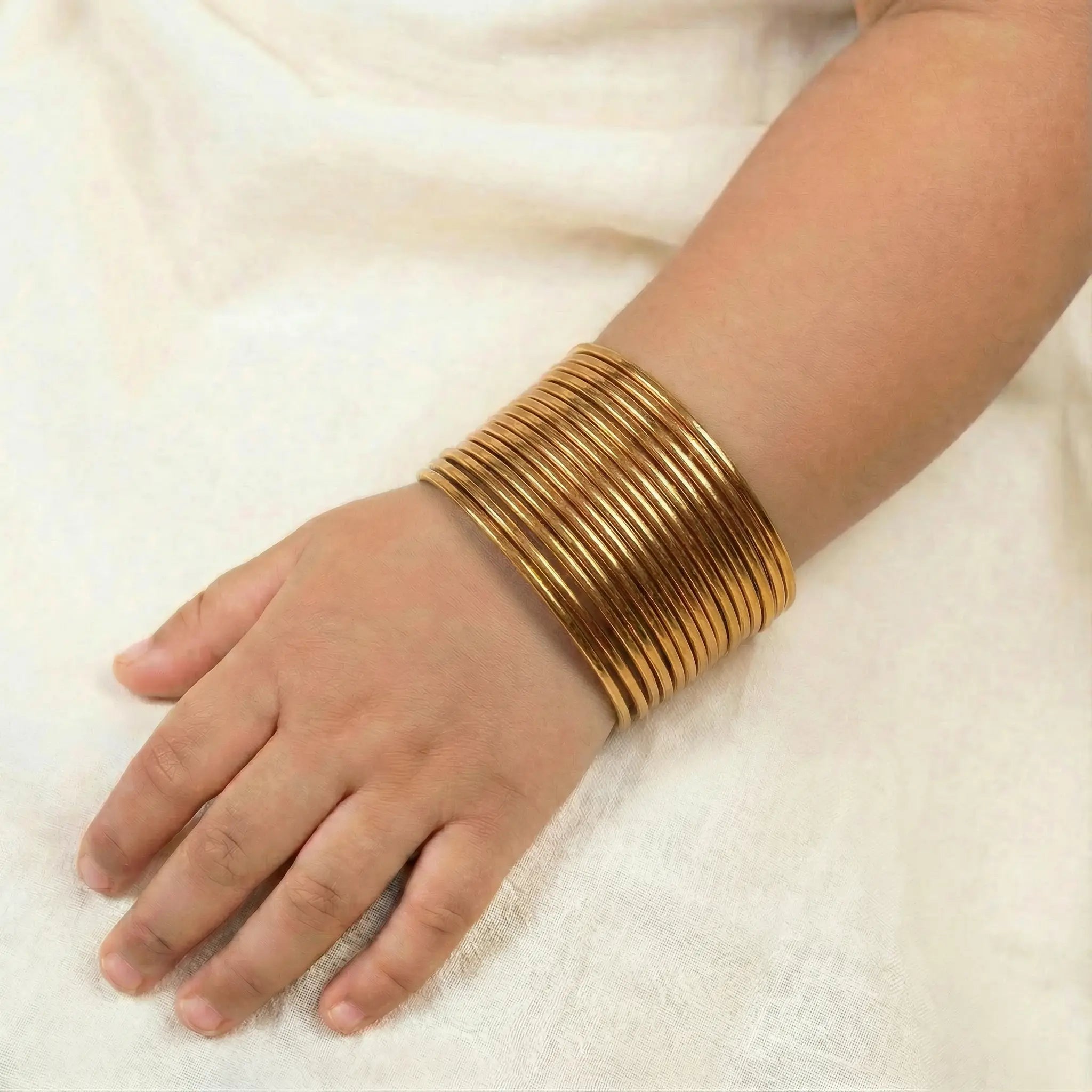 12 Piece Mettalic Solid Colors Bangles THE RAMADAN EDIT