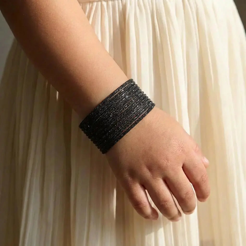 12 Pieces Luxe Shimmer Bangle Set THE RAMADAN EDIT