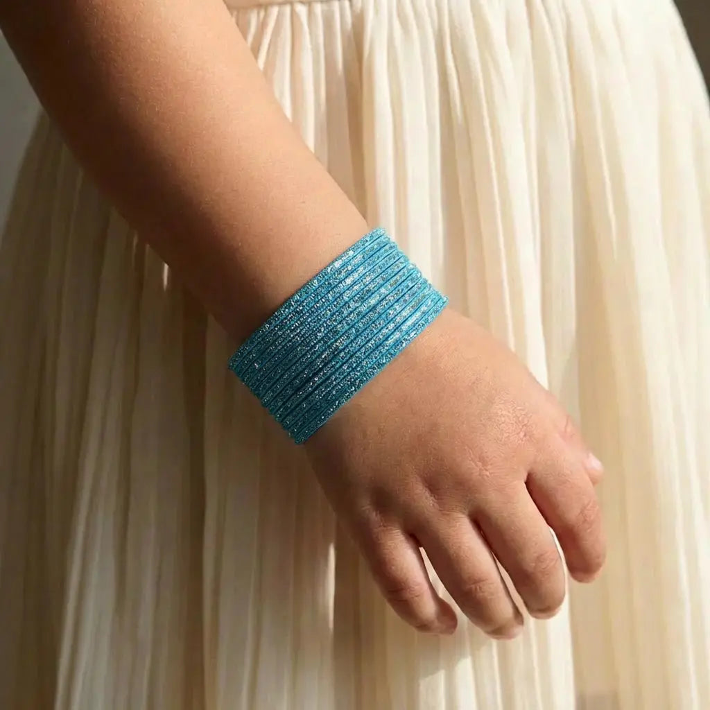 12 Pieces Luxe Shimmer Bangle Set THE RAMADAN EDIT