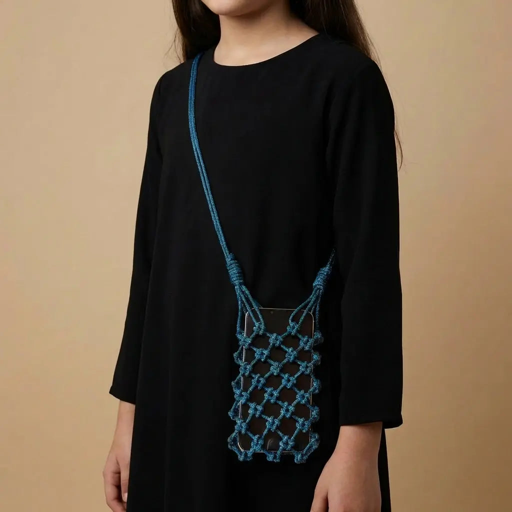 Layali Macramé Phone Sling LAYALEE