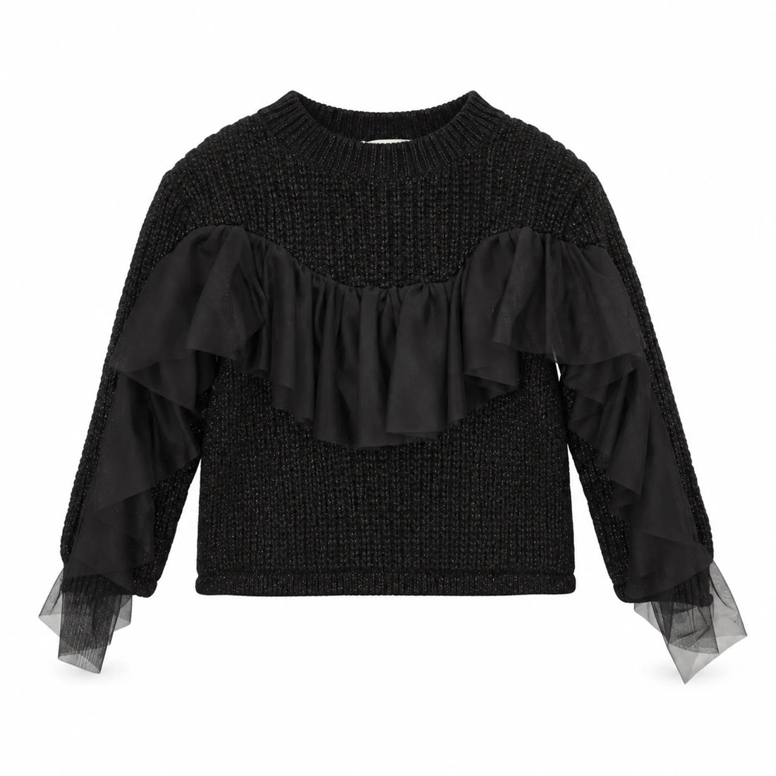 Black glitter blouse — product image