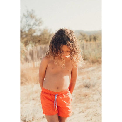 Capri Swim Shorts - Orange
