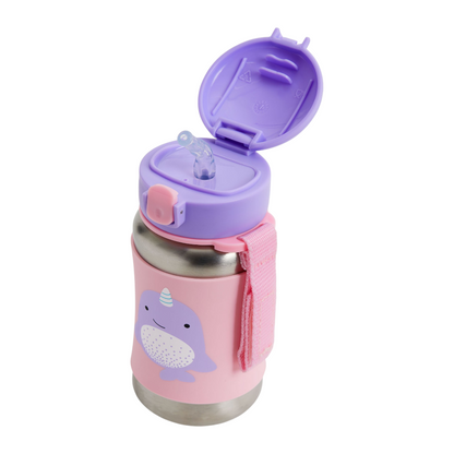 Zoo Stainless Steel Bottle Narwhal