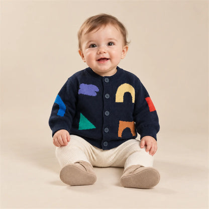 Baby Playful Jacquard Cardigan – 6M lookbook, look 1