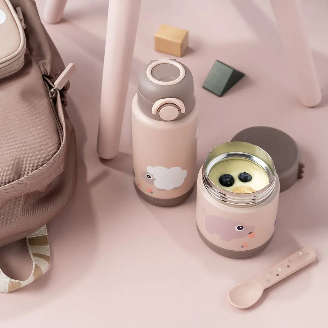 Insulated Bottle Powder Pig 340ml DONE BY DEER