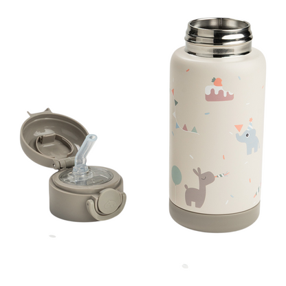 Insulated Straw Bottle Celebration Sand 340ml