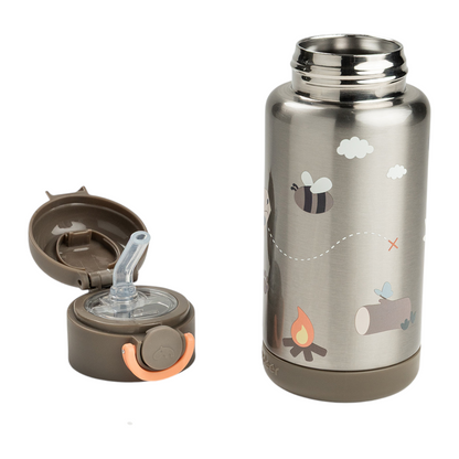 Insulated Straw Bottle Tiny Trails Sand 340ml