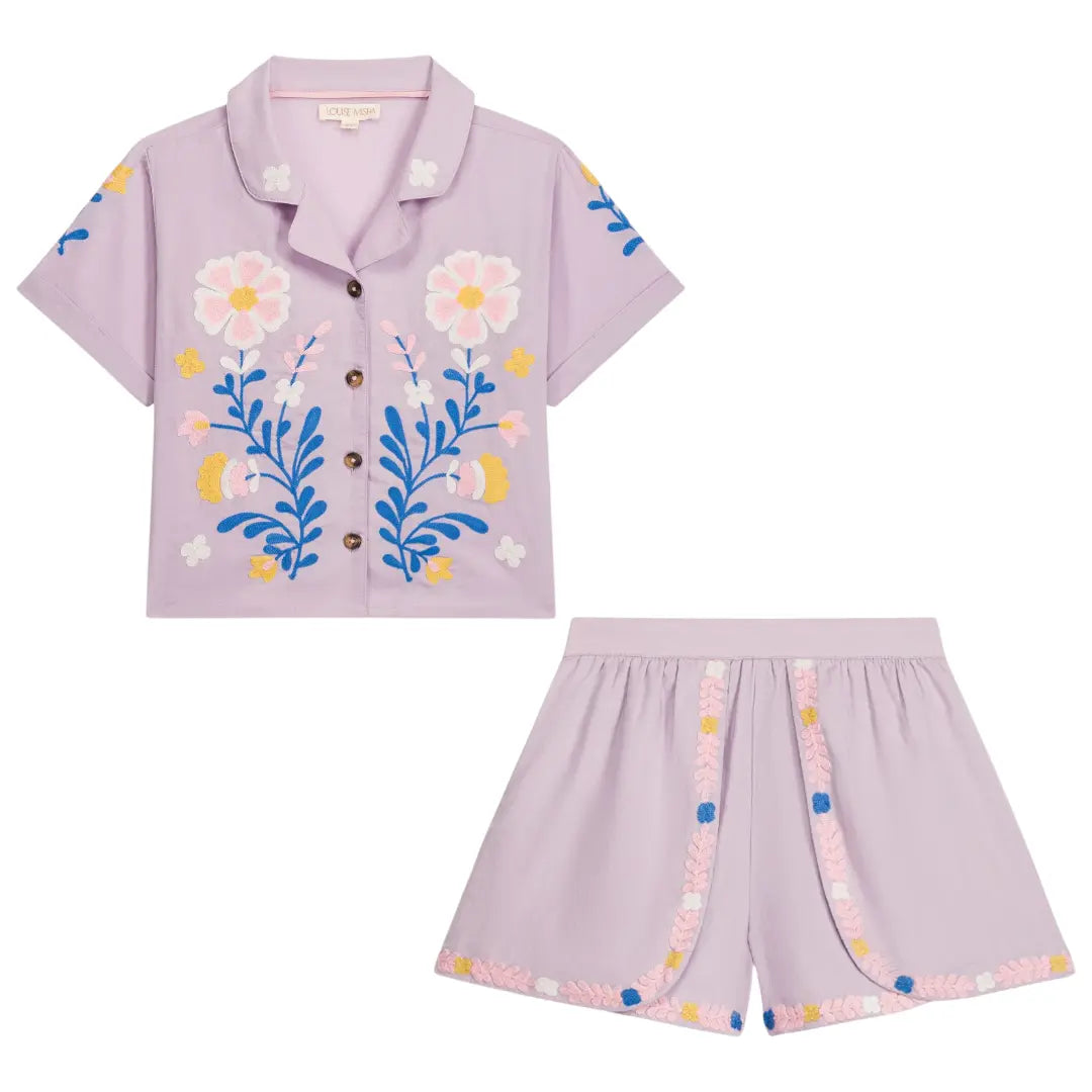 Alova Shirt &amp; Asya Shorts Set for Girls LOUISE MISHA