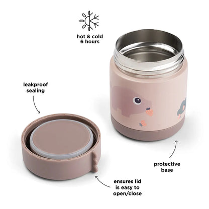 Insulated Food Jar Powder Pig 300ml DONE BY DEER