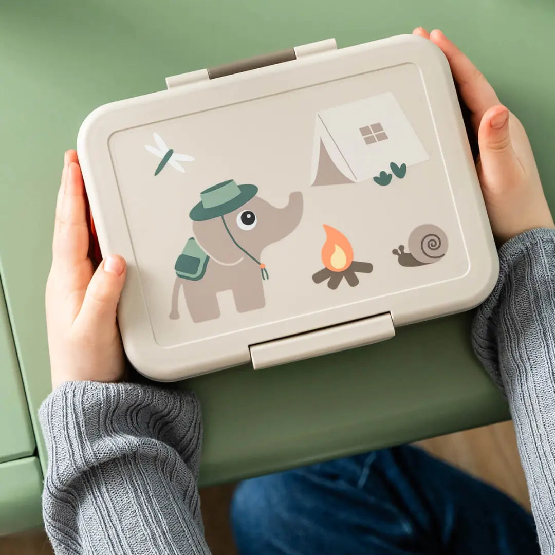 Lunch Box With Divider Adventure Sand DONE BY DEER