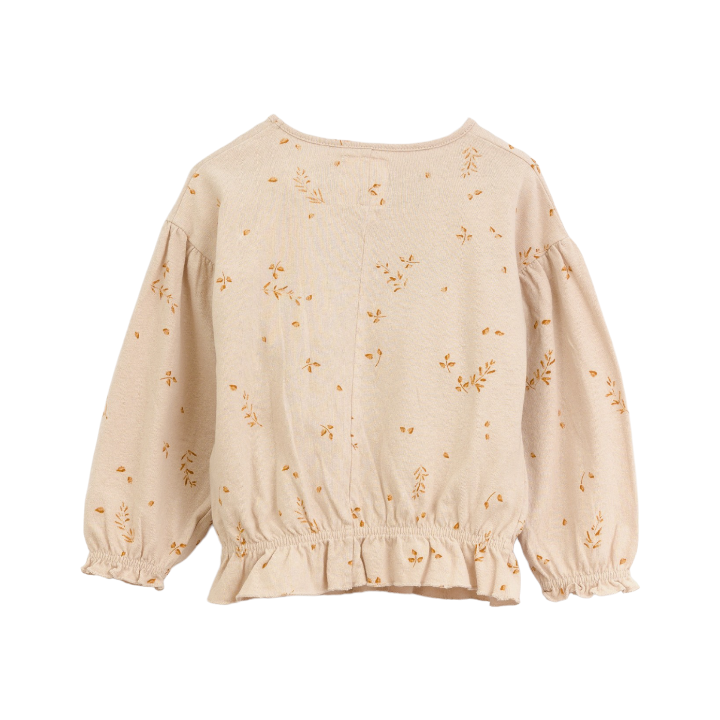 Tunic with twigs print - Oat