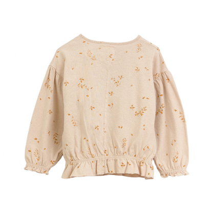 Tunic with twigs print - Oat