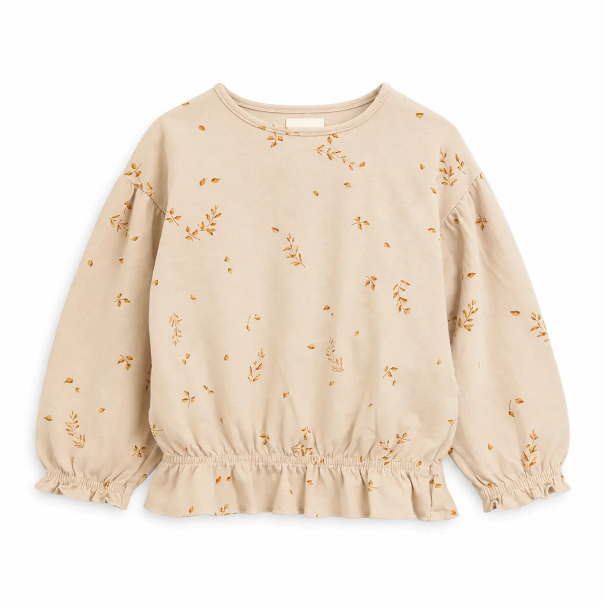 Product-only: Tunic with twigs print - Oat
