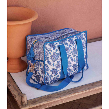 Floral Blue Garden Bag - Large