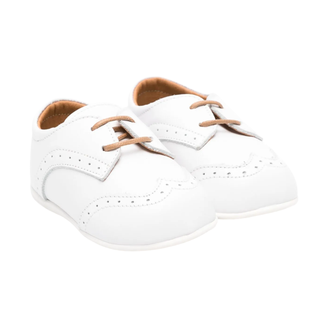 White Baby Patent Leather Shoes
