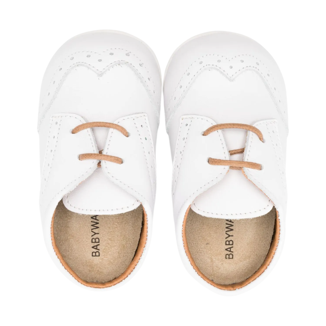 White Baby Patent Leather Shoes