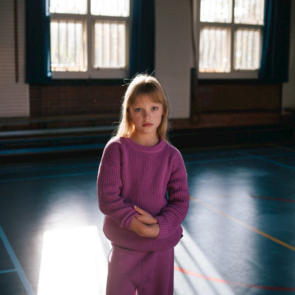 Pink Charlie knitted sweater