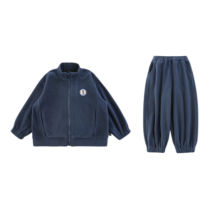Deep Navy Nordic Cloud Thermal Fleece Set