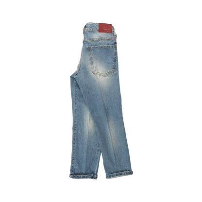 Boy Five Pockets Denim Pants - Light Blue