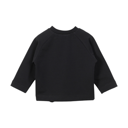 Black Music Detail Organic Cotton Sweatshirt &amp; Sweatpants