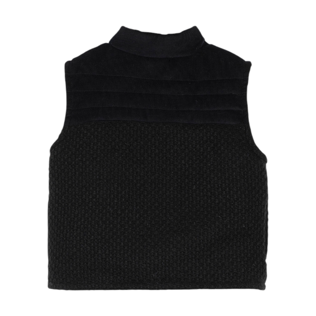 Black Winter Vest