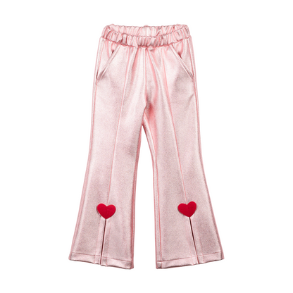 Stardust Pink Flared Pants