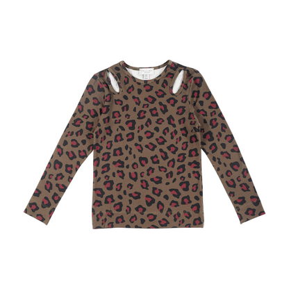 Animal Print Jersey T-shirt &amp; Leggings