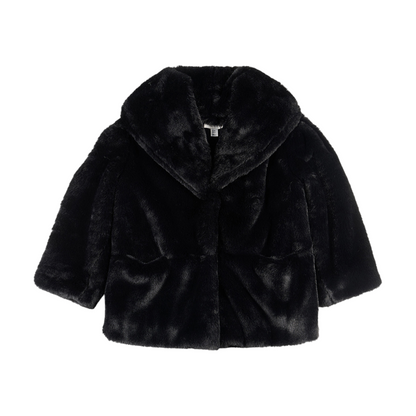 Black Hooded Coat Girls