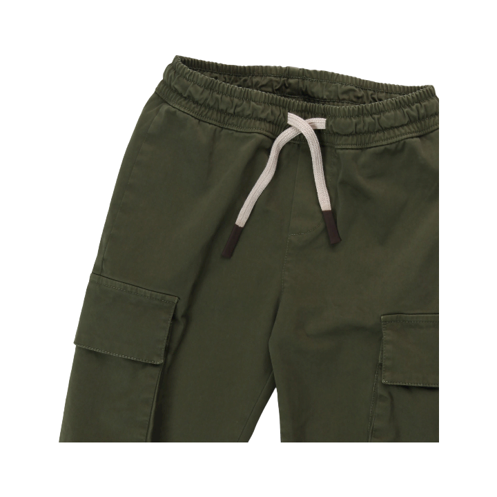 Boy Long Pants W/elastic Waist - Green