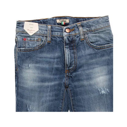 Boy Five Pockets Denim Pants - Blue