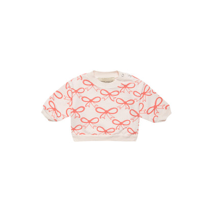 Baby Pink Bow Sweatshirt &amp; Trousers