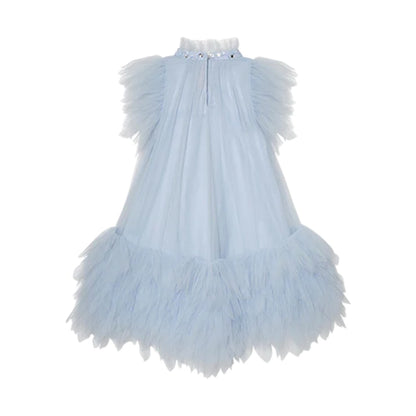 Cannes Tulle Dress - Blue Chill