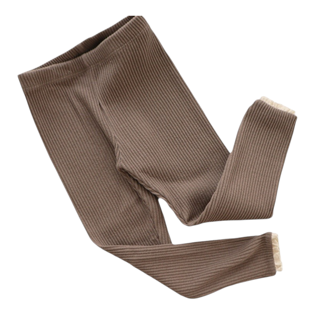 Luna Ribbed Leggings - Mocha