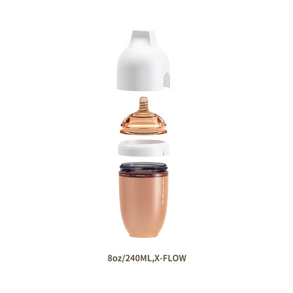 Ultra Wide Neck Baby Bottle 240ml - White