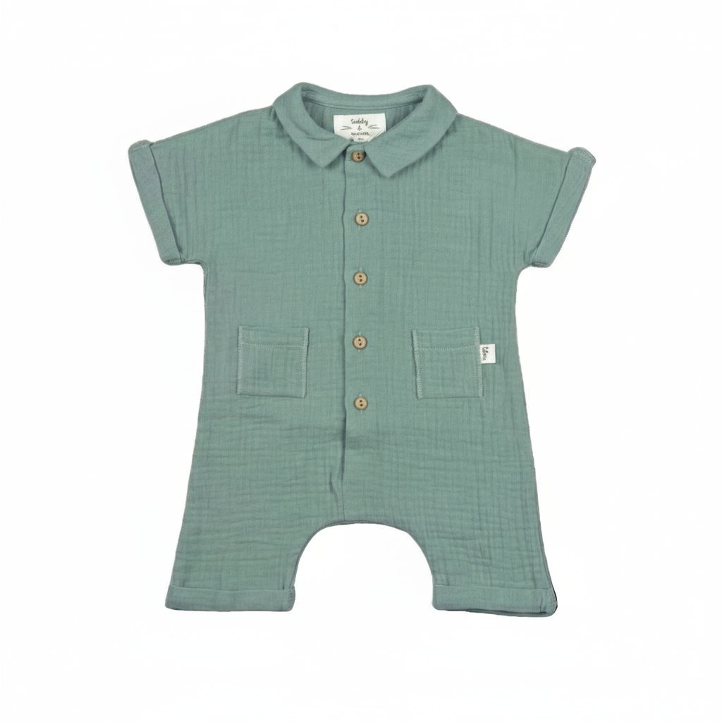 Romper - Mint Green
