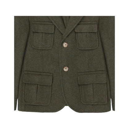 Boy Hunting 2 Bottons Blazer - Green