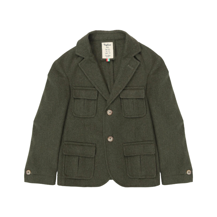 Boy Hunting 2 Bottons Blazer - Green
