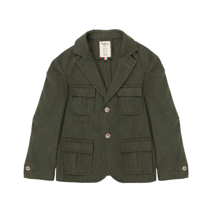 Boy Hunting 2 Bottons Blazer - Green