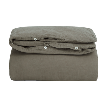 Geranium Muslin Duvet Cover Double