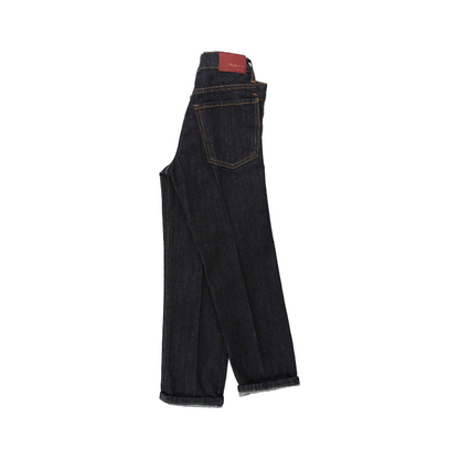 Boy Five Pockets Denim Pants - Dark Blue