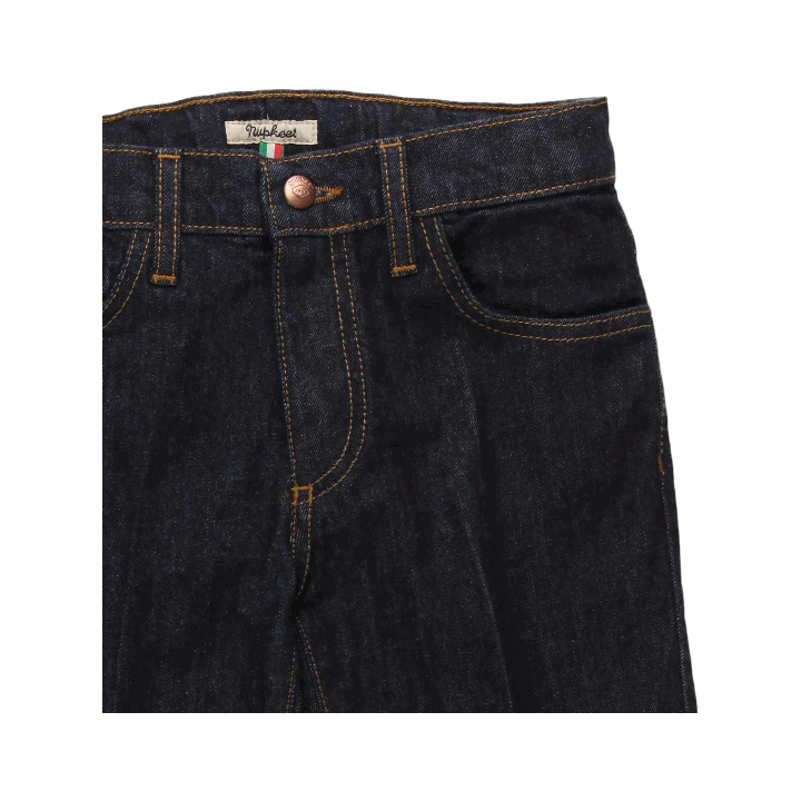 Boy Five Pockets Denim Pants - Dark Blue