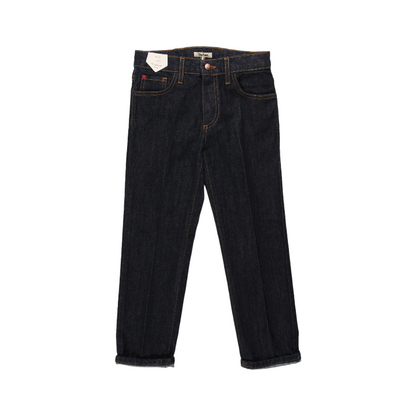 Boy Five Pockets Denim Pants - Dark Blue