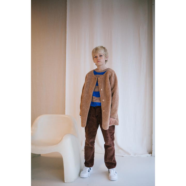 Teddy bomber jacket camel