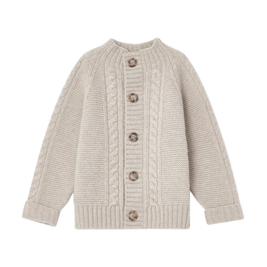 Oat Knitted Cardigan