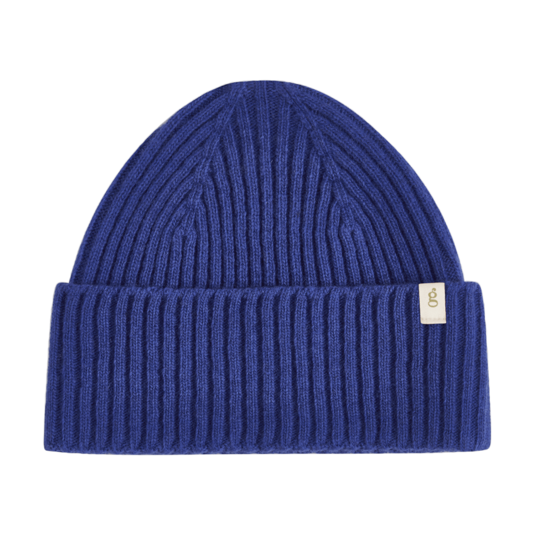 Cobalt Knitted Beanie