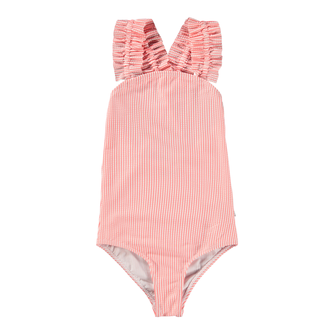 Girls Meadow Stripe Swimsuit