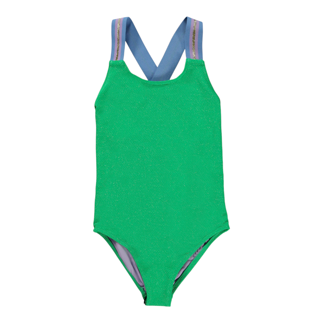 Girls Emerald Shine Swimsuit &amp; Trunks