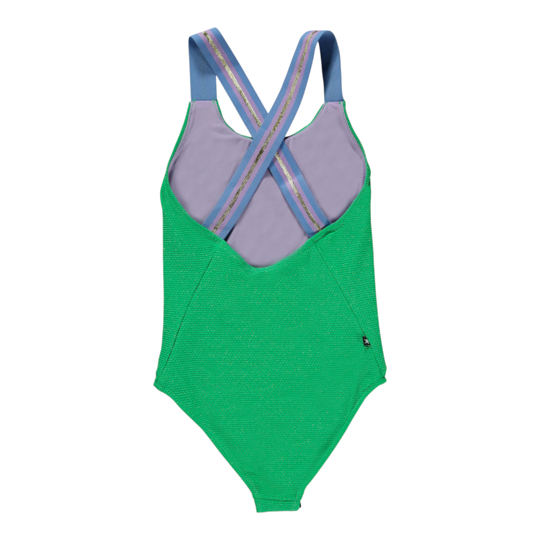 Girls Emerald Shine Swimsuit &amp; Trunks