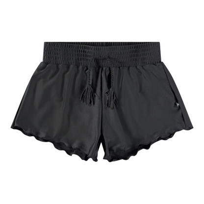 Girls Glitter Wings Swimsuit &amp; Black Trunks Set
